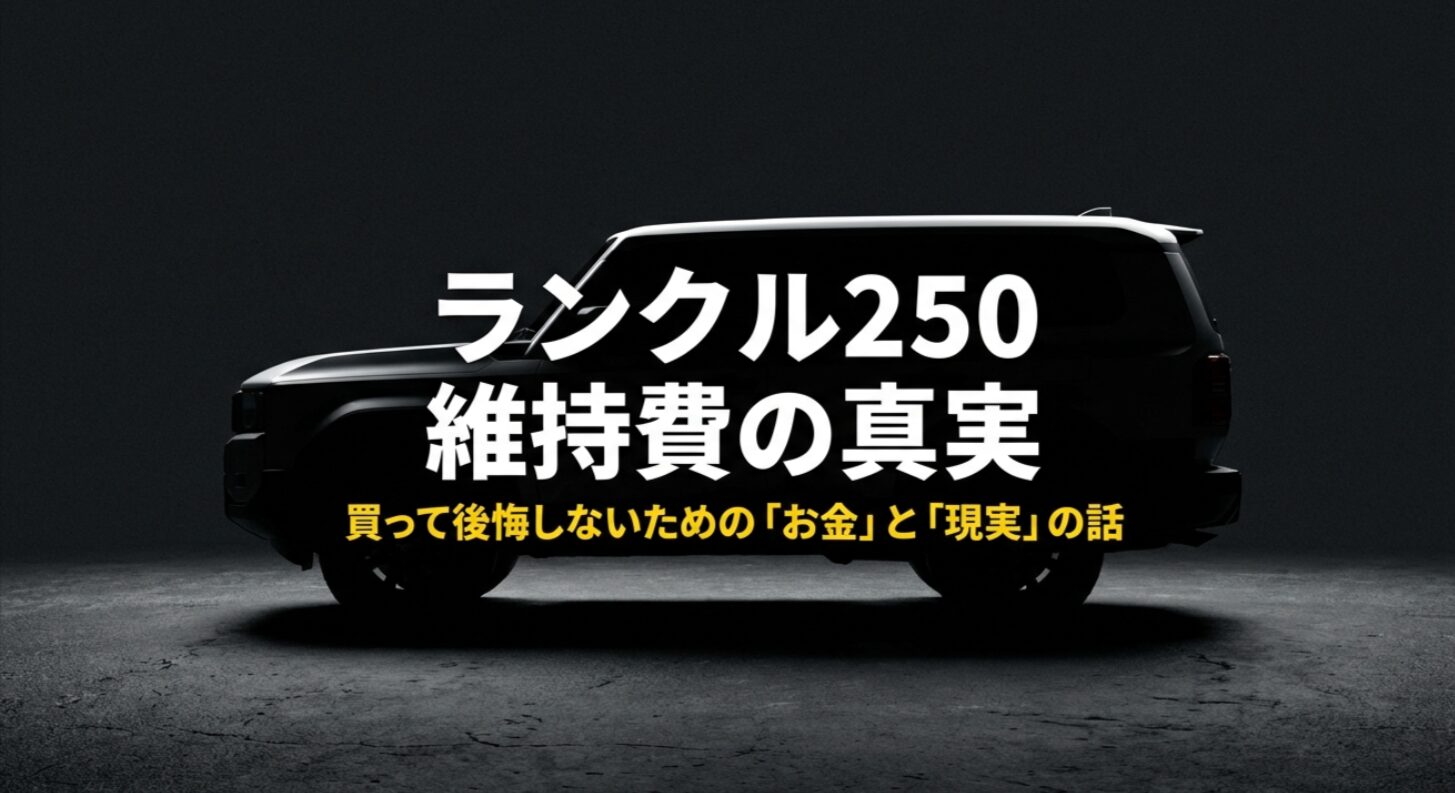 ランクル250の維持費で後悔しないための「お金」と「現実」を解説するタイトルスライド