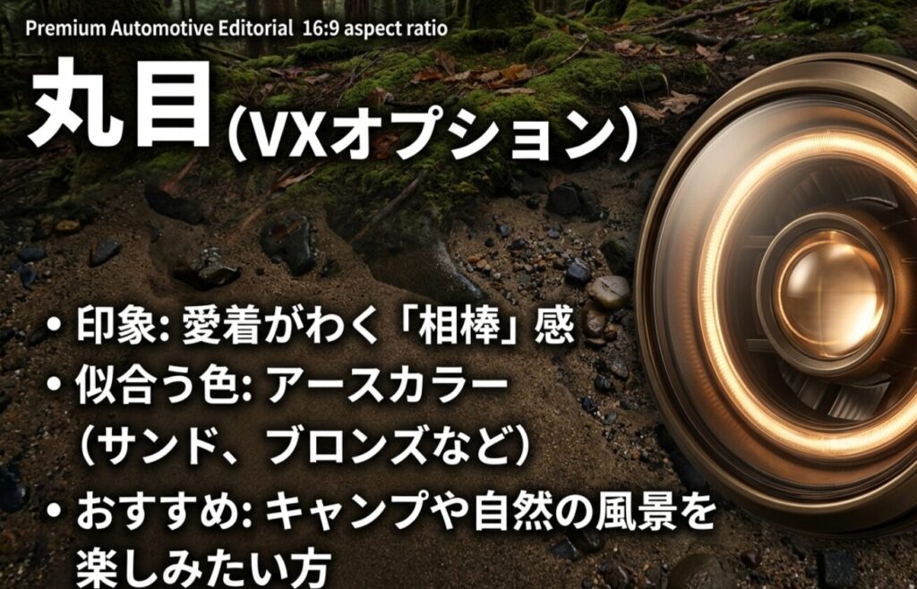 ランクル250丸目モデルの印象（相棒感）、似合う色（アースカラー）、キャンプや自然を楽しみたい人へのおすすめポイント