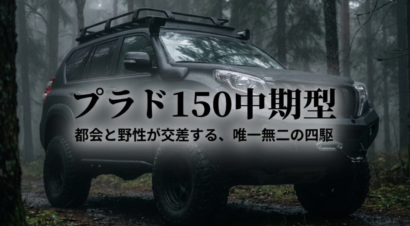 都会と野性が交差する唯一無二の四駆、プラド150系中期型のイメージスライド