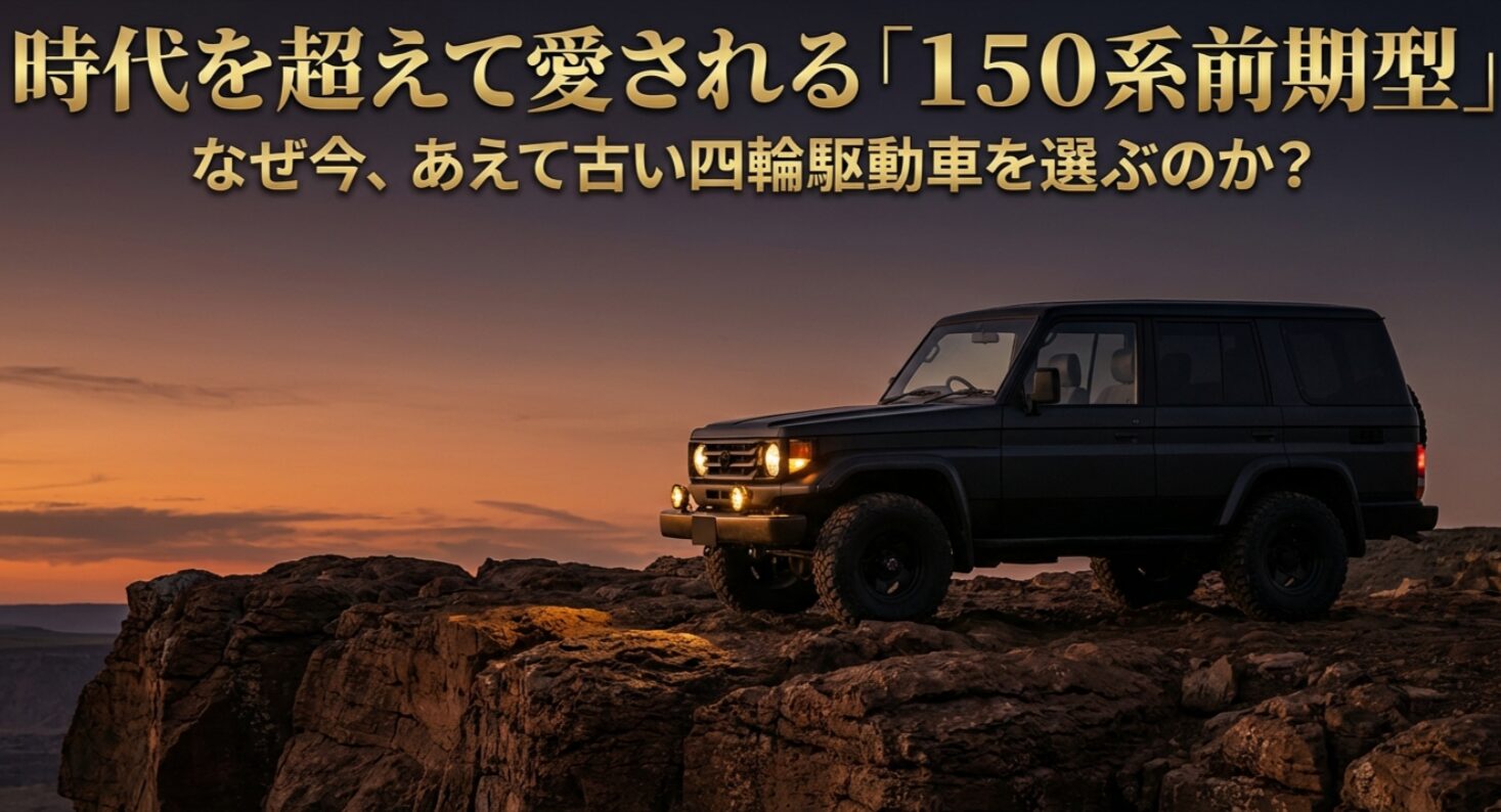 時代を超えて愛される150系ランドクルーザープラド前期型の紹介スライド