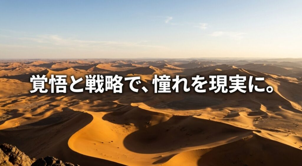 戦略を持って憧れのランクルライフを実現することを応援する、記事全体のまとめスライド