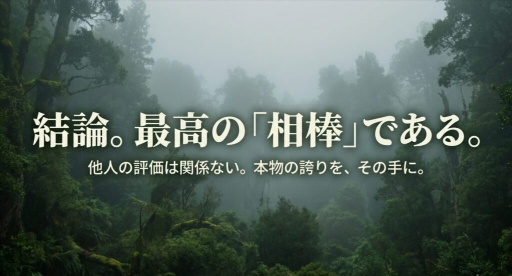 ジャングルグリーンは最高の相棒であり、自分の直感を信じて選ぶべきであることを伝えるエンディング。