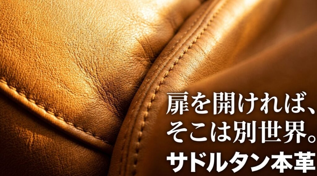 ランドクルーザープラド70周年記念特別仕様車に採用されたサドルタン色の本革シート画像