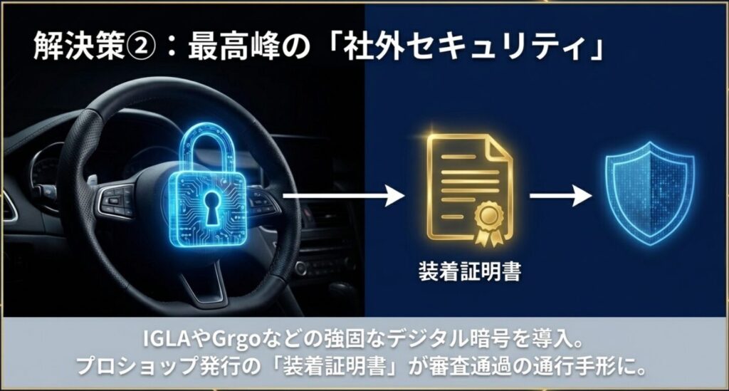 IGLAやGrgoなどのデジタル暗号セキュリティと、審査通過の通行手形となる装着証明書について