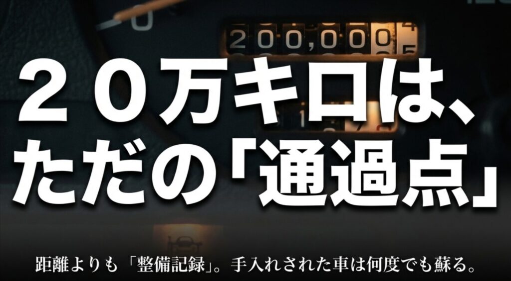 20万キロは通過点に過ぎないランドクルーザーの耐久性と、距離以上に重要な整備記録の重み
