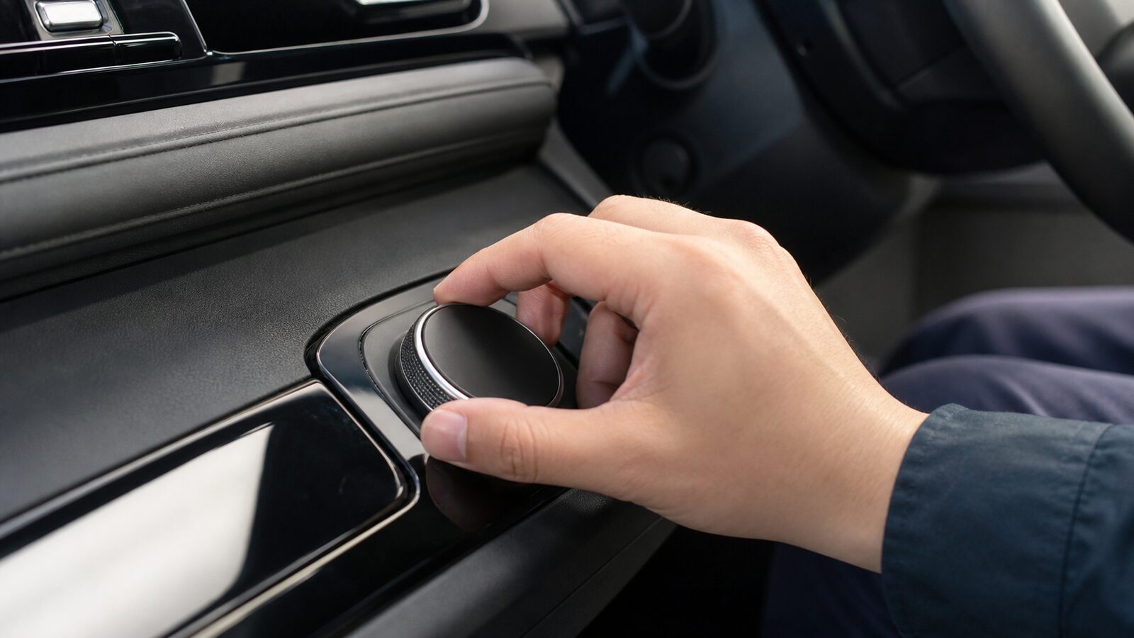 デリカD5の4WDロックとオートの違いを考えるダイヤル操作のイメージ
