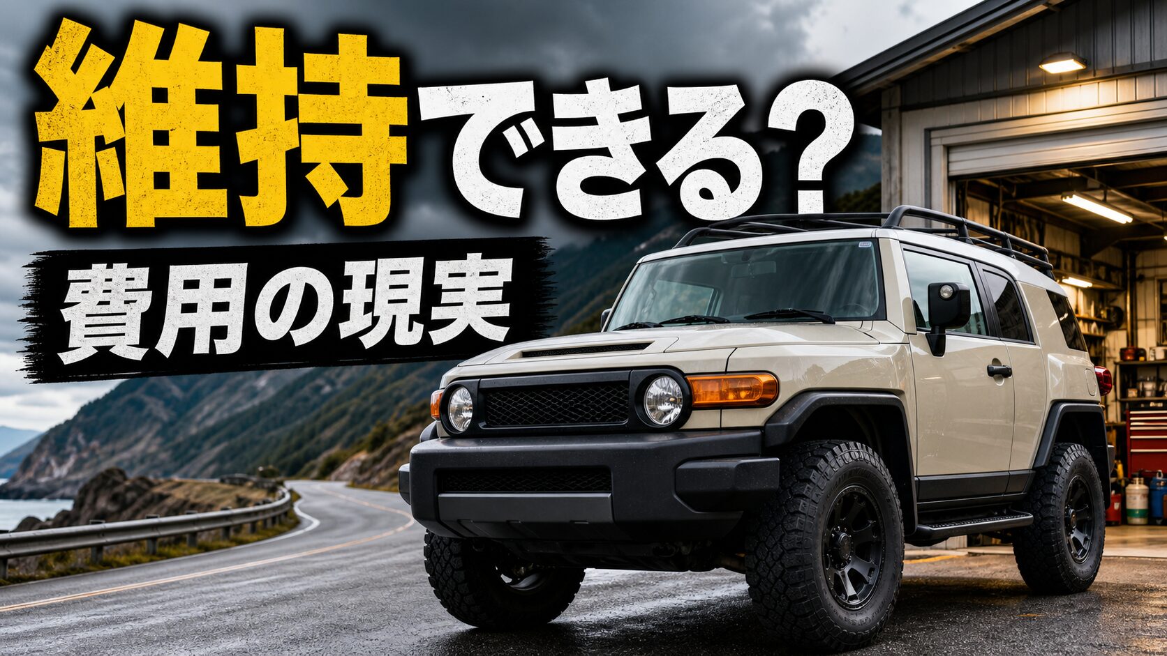 FJクルーザーの維持費と後悔対策を示す4WDのアイキャッチ
