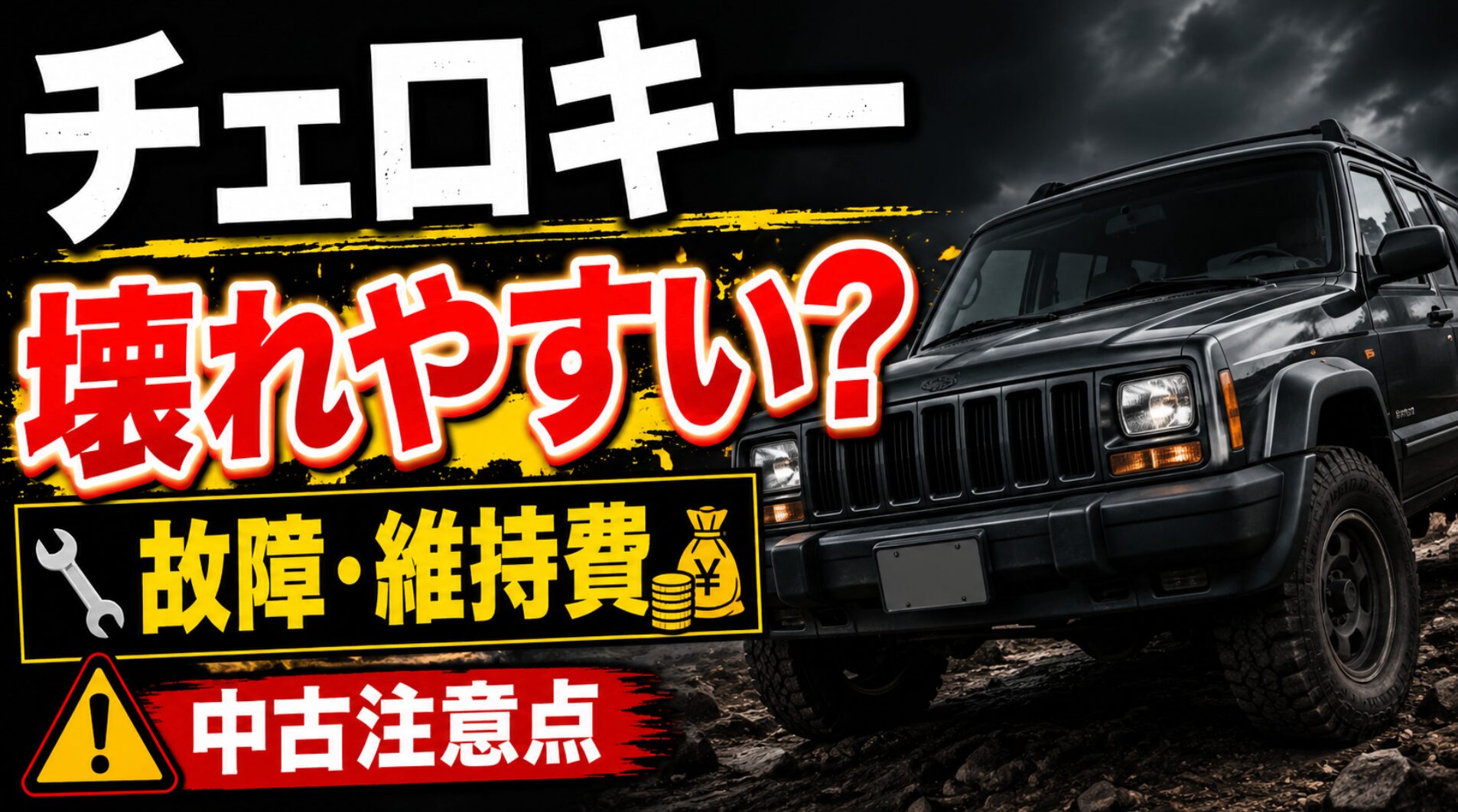 ジープチェロキーは本当に壊れやすいのか、故障の真実と中古車選びを解説するアイキャッチ画像