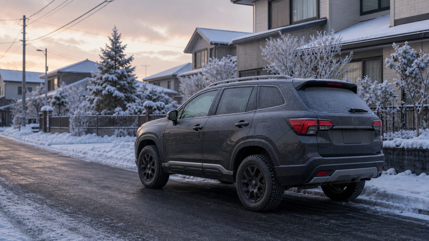 RAV4アドベンチャーの冬の実燃費低下を表す汎用SUVイメージ