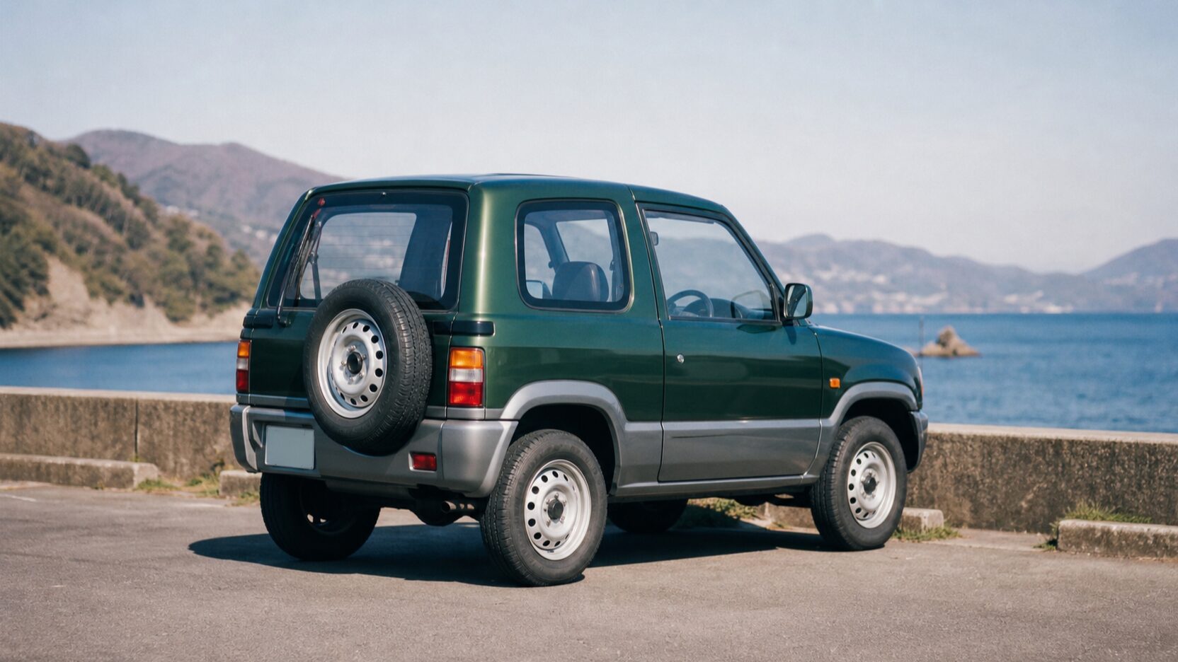 1990年代に登場した初代RAV4風コンパクトSUVのイメージ