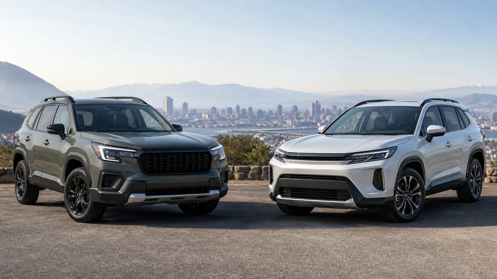 RAV4北米仕様と日本仕様の違いを比べる2台のSUVイメージ