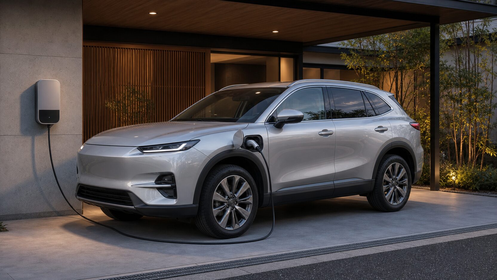 北米仕様RAV4 PHEVの充電規格を日本で確認するイメージ
